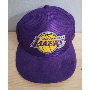 New Era Los Angeles LAKERS Purple 2017 Draft NBA On Court 59Fifty Cap HAT 7 1/4